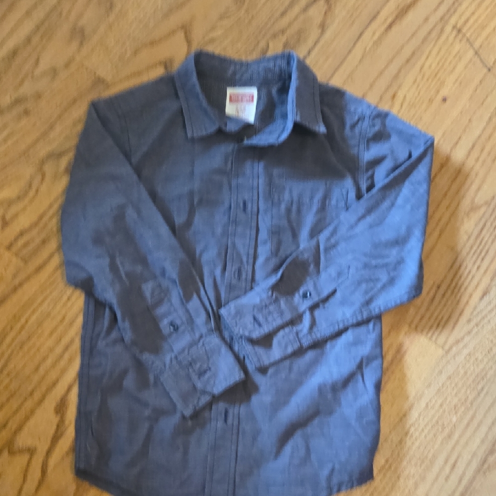 Wrangler Kids Charcoal Button-Down Shirt